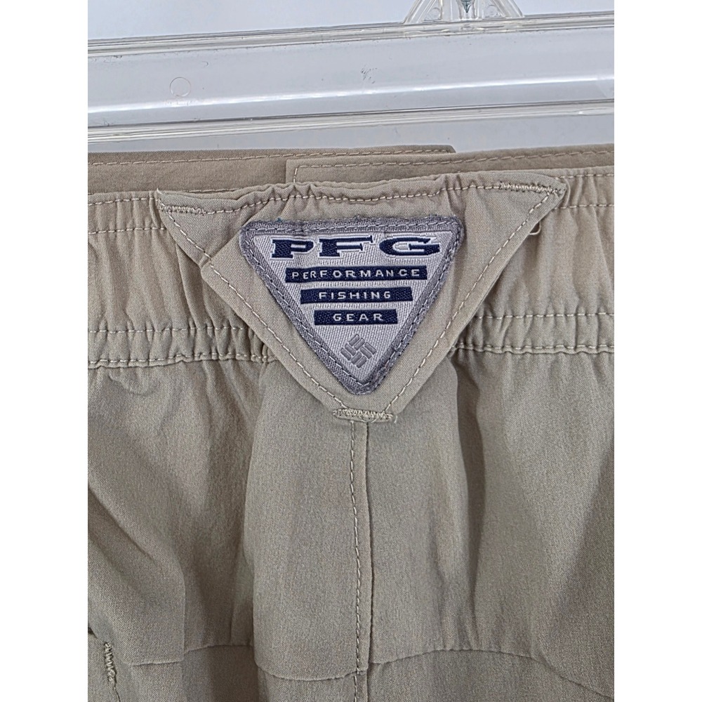 Columbia Mens XXL 8L Shorts PFG Performance Fishing Gear Tan Cargo Utility - Picture 5 of 9